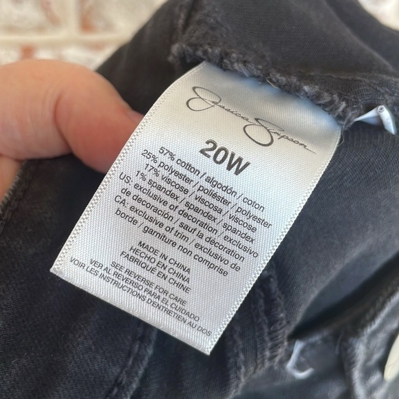 Jessica Simpson Kiss Me Skinny Black Stretchy Skinny Jeans - Picture 8 of 8